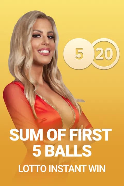 Sum of first 5 balls (Win 5/20)